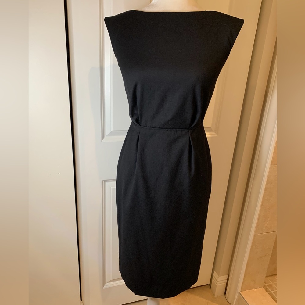 J.Crew LBD Bateau Scoop Back Sheath Dress